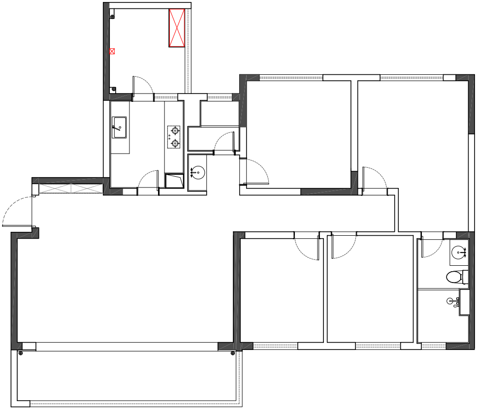 梵高像素畫，主臥電競房，這個(gè)家“潮”的很克制