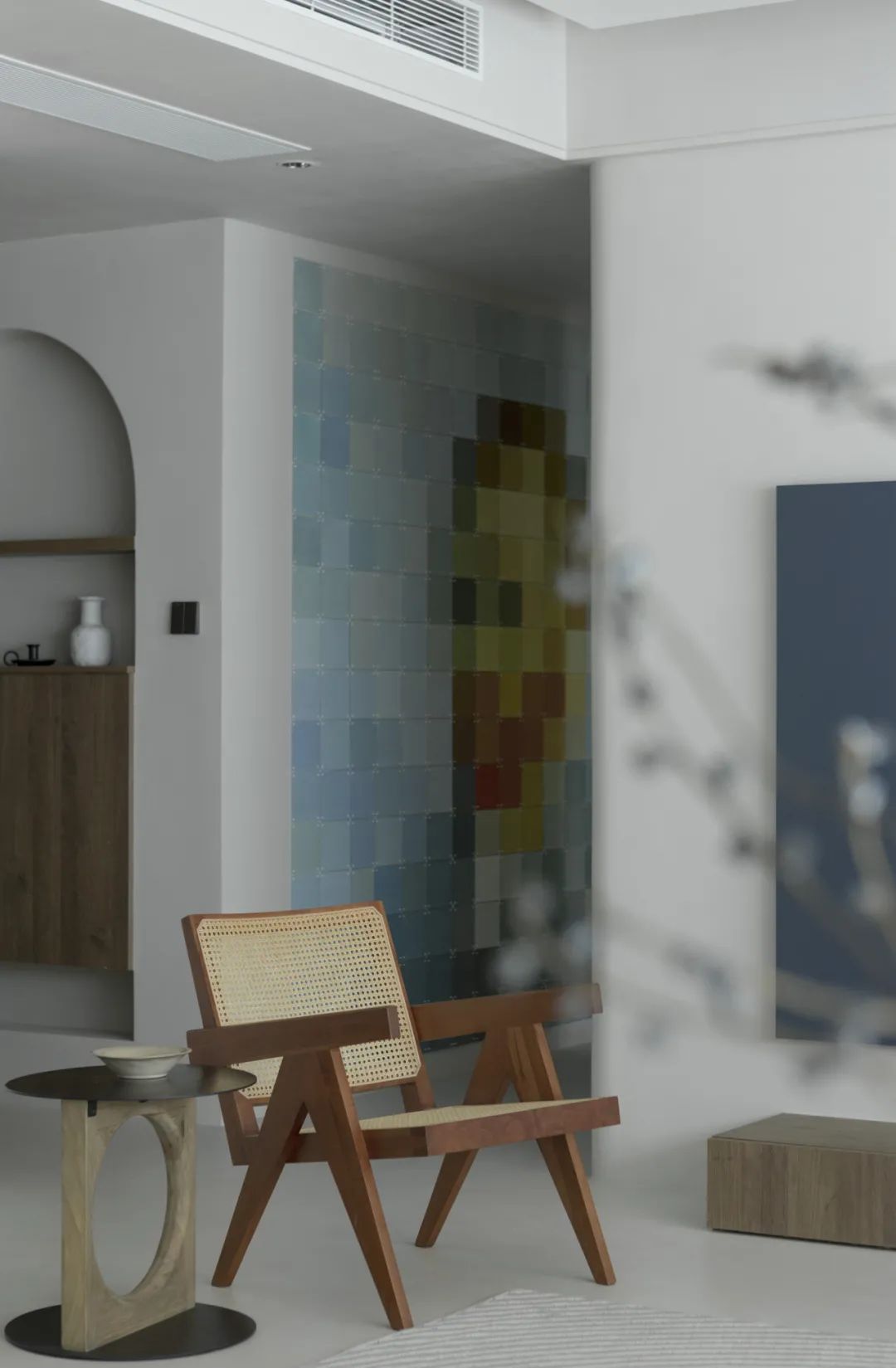 梵高像素畫，主臥電競房，這個(gè)家“潮”的很克制