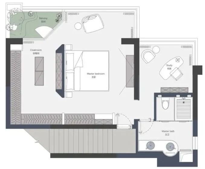 小兩口住躍層還能裝出溫度？細節精準把控詮釋大而不空