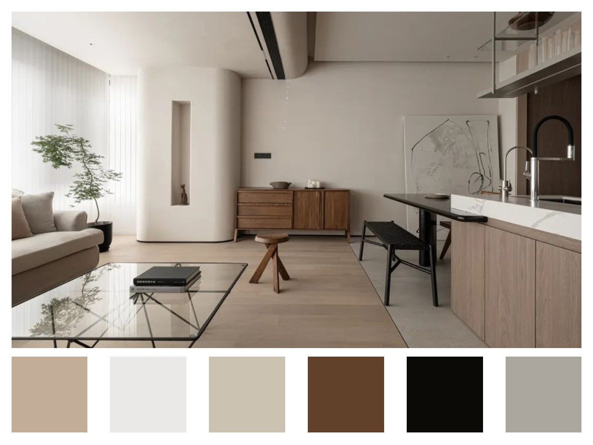 樸素用色大膽拆改丨健身房、衣帽間，他家“圓潤(rùn)”又全能