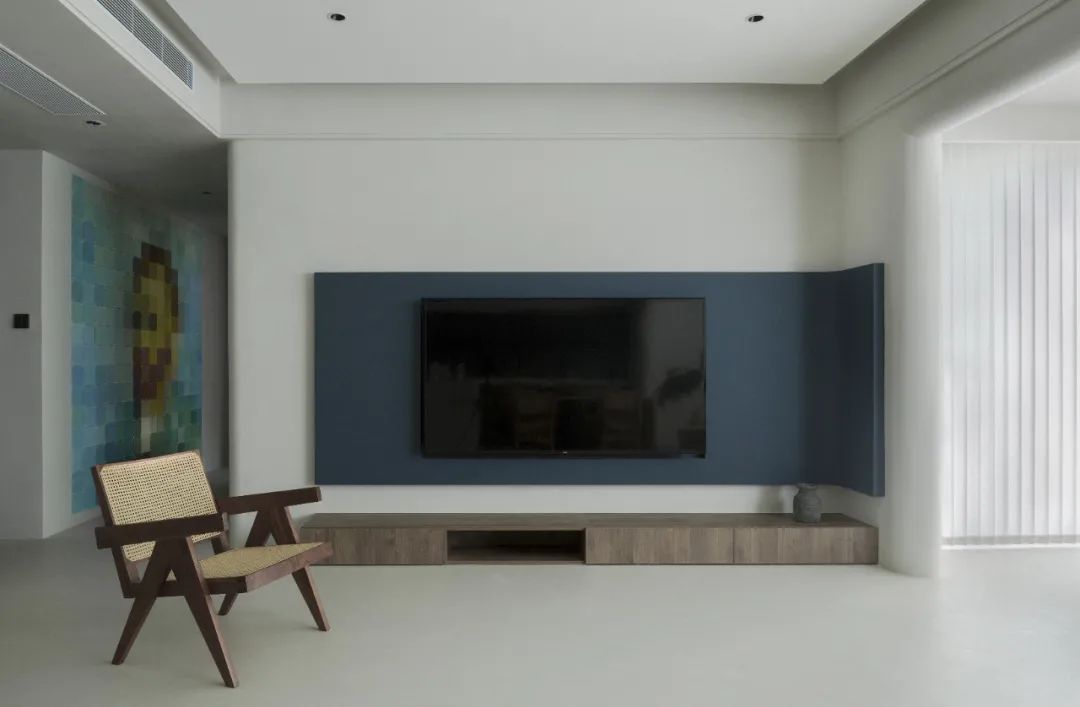 梵高像素畫，主臥電競房，這個(gè)家“潮”的很克制