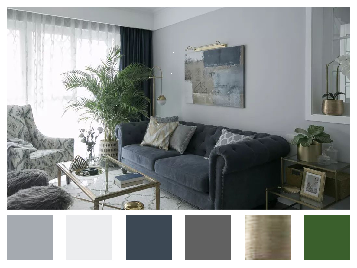 冷色系組合的寧靜情調，還原最真實的北歐氛圍