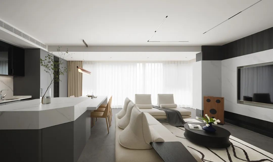 小兩口住躍層還能裝出溫度？細節精準把控詮釋大而不空