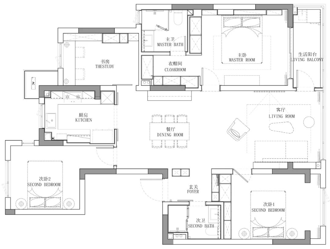 還在通刷大白墻？打破束縛的微水泥，中古家具的官宣底襯
