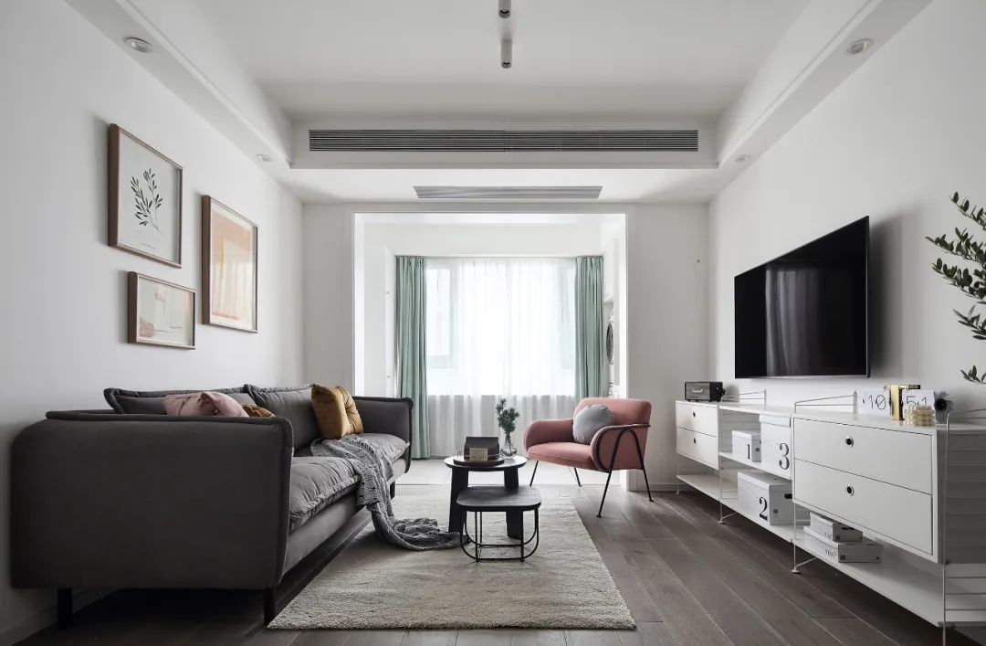 進門就是5米收納柜，2改3小戶型，布局超多驚喜~