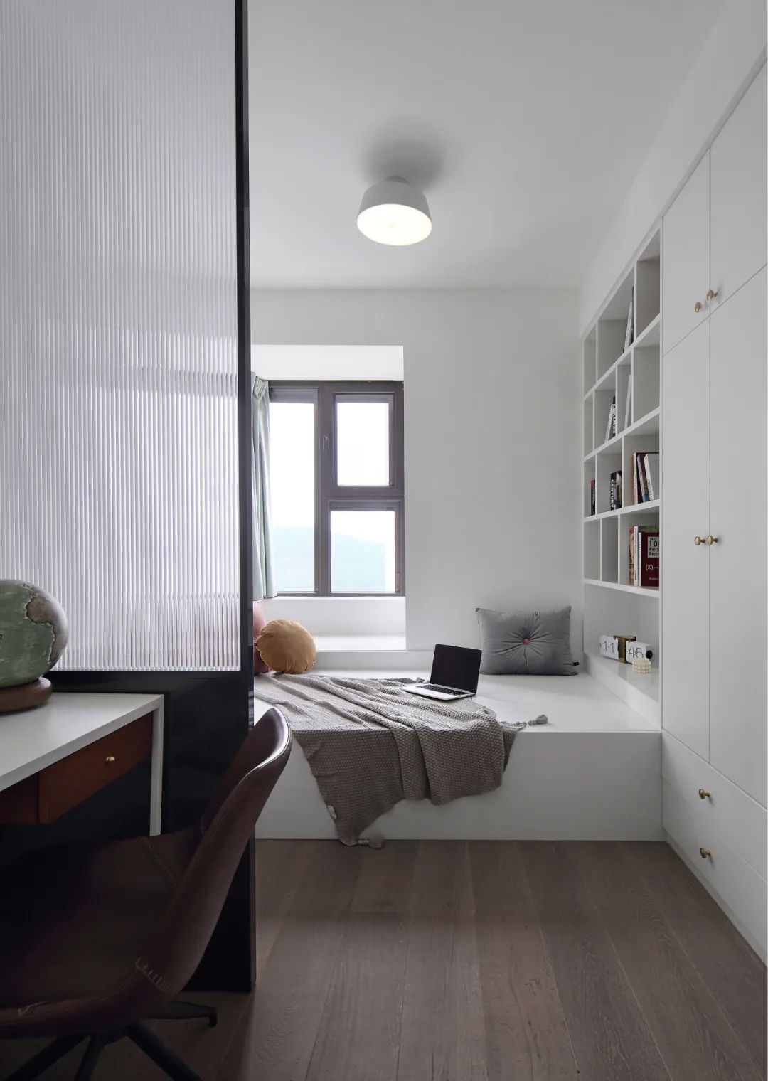 進門就是5米收納柜，2改3小戶型，布局超多驚喜~