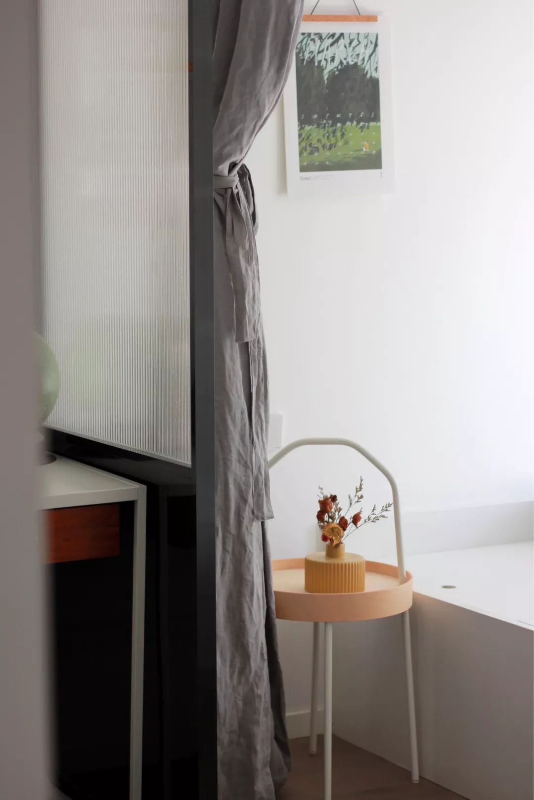 進門就是5米收納柜，2改3小戶型，布局超多驚喜~