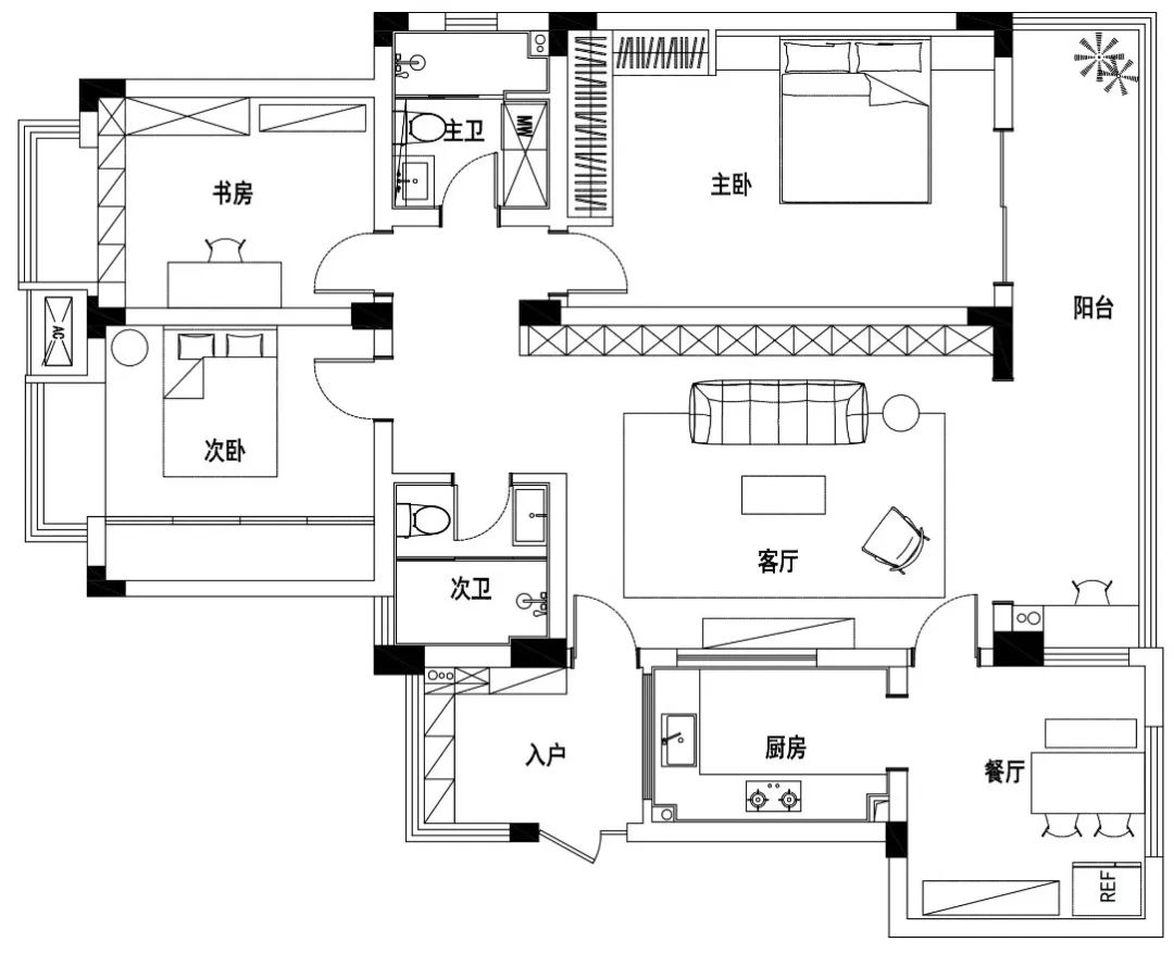 「歸隱」夫妻的都市“陋室”，慵懶原木藏書閣，宅不夠！