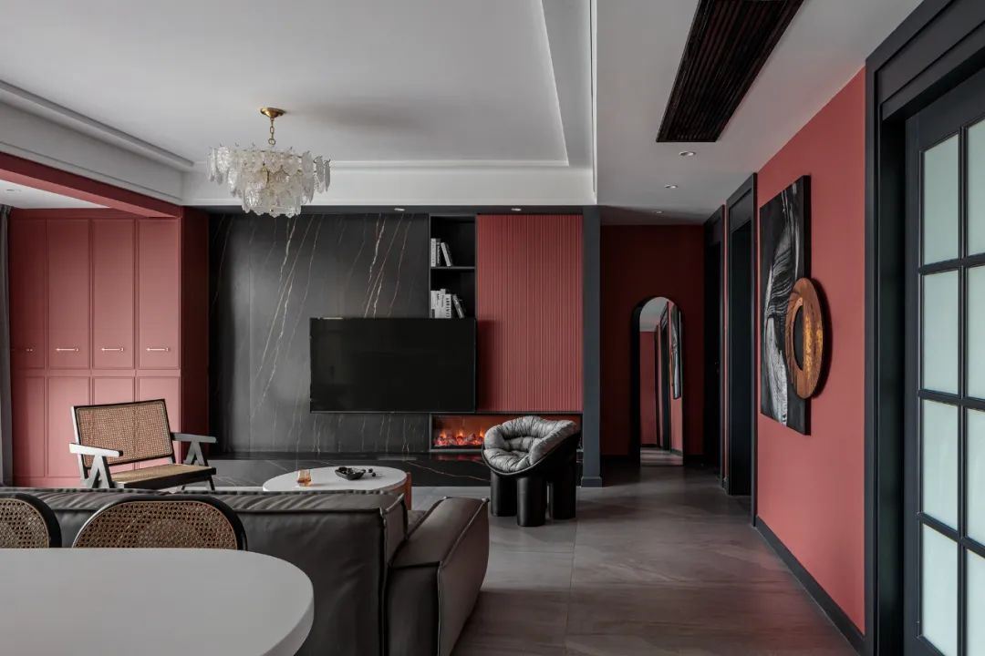 她家國潮『故宮紅』深邃端莊高級感爆棚！