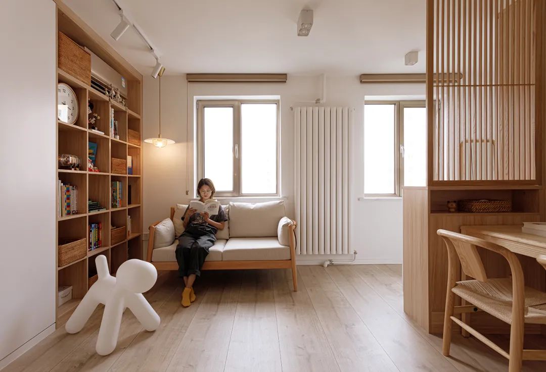 舊房改造教科書丨“角落潮設計”，書房、餐吧全部安排