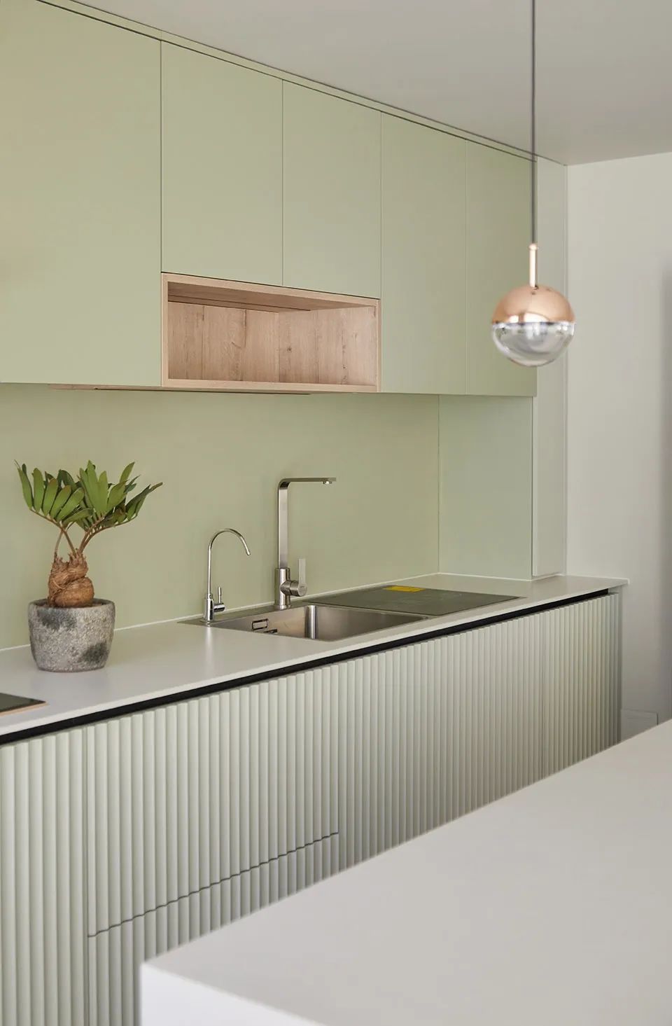 弧型洞口的浪漫丨全景餐廳+奶油色系，享受輕奢居住體驗