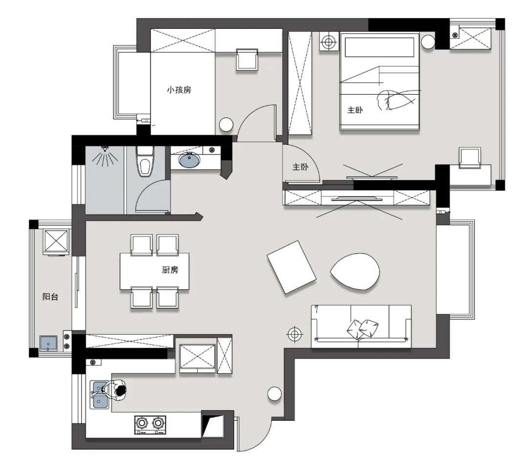 抗疫夫妻純凈生活！89㎡花15萬裝出“白日夢(mèng)想家”
