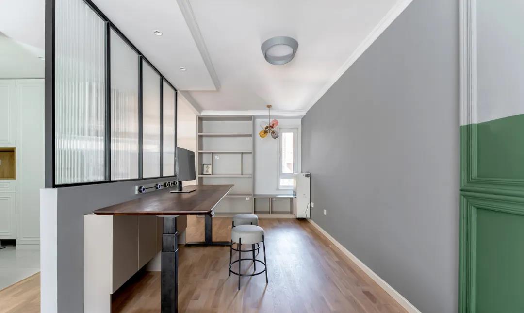 莫蘭迪色背景墻、廚房自帶落地窗...100㎡超治愈，快收藏