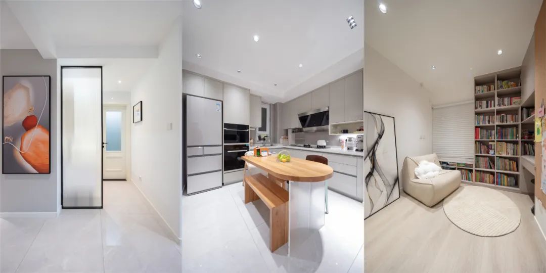 廚衛小又暗？92㎡爆改格局+無主燈設計，3人住舒服又高級！ 