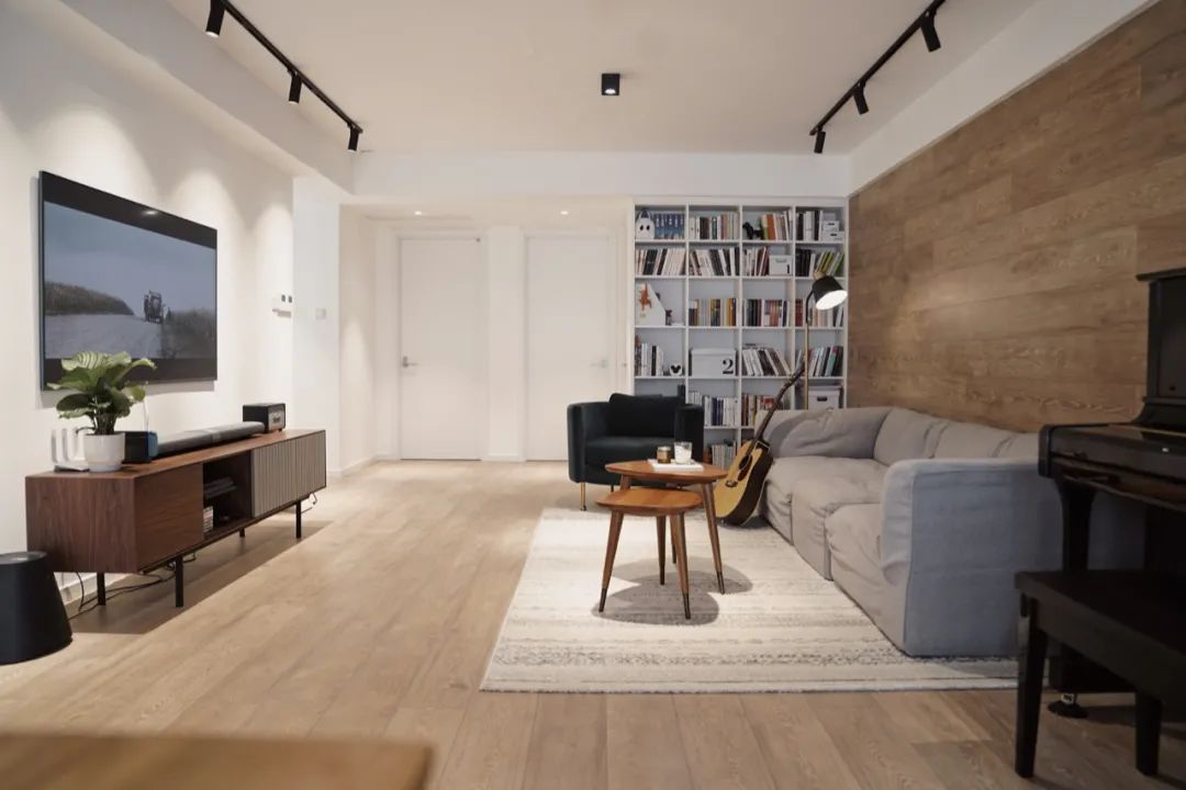 客廳一角變書房？他家直接從MUJI照搬靈感~ 