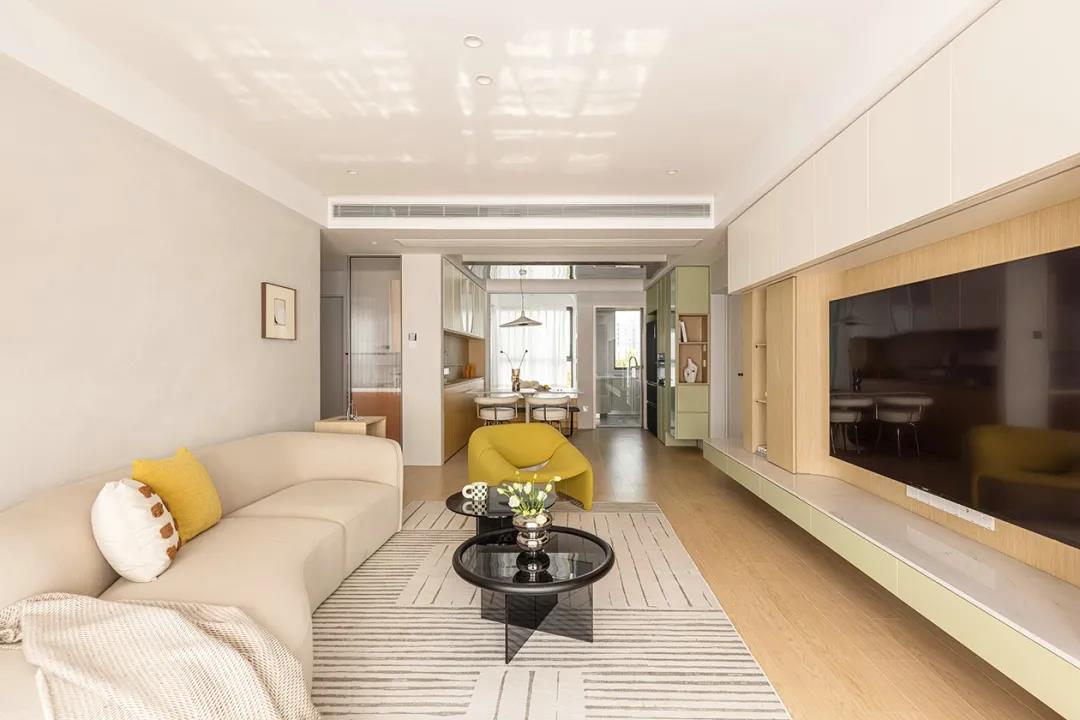 顏值爆表の107㎡婚房，邀三兩朋友來家聚會倍有面子	