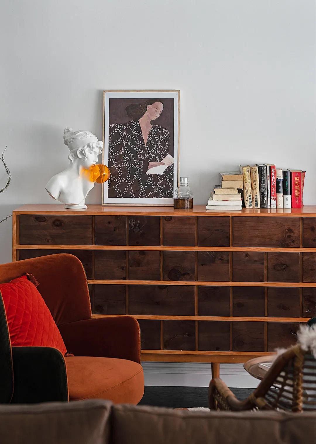 美觀又實用130㎡浪漫復古小3居，混搭式教科書	