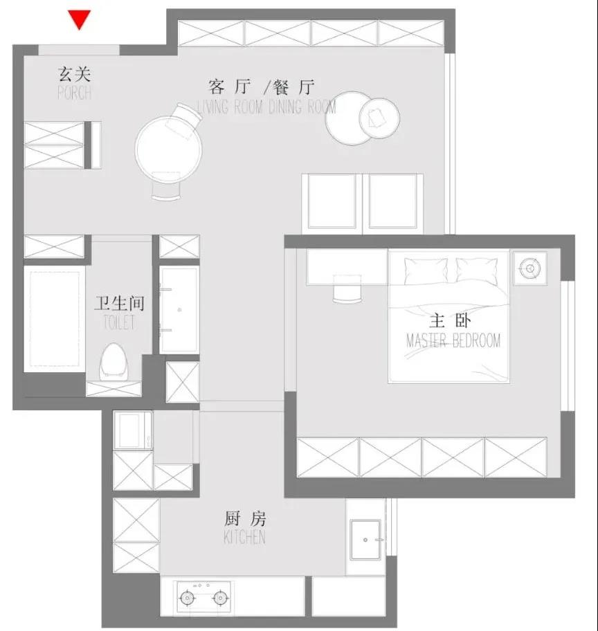 約朋友來喝下午茶，65㎡小戶型把時髦玩的溜溜的~ 