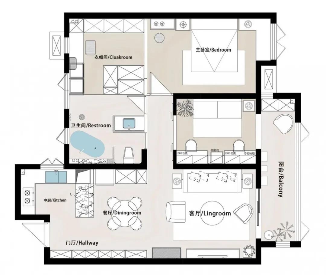 咱就是說，93㎡小三居改成一居，看完我直呼好家伙~	