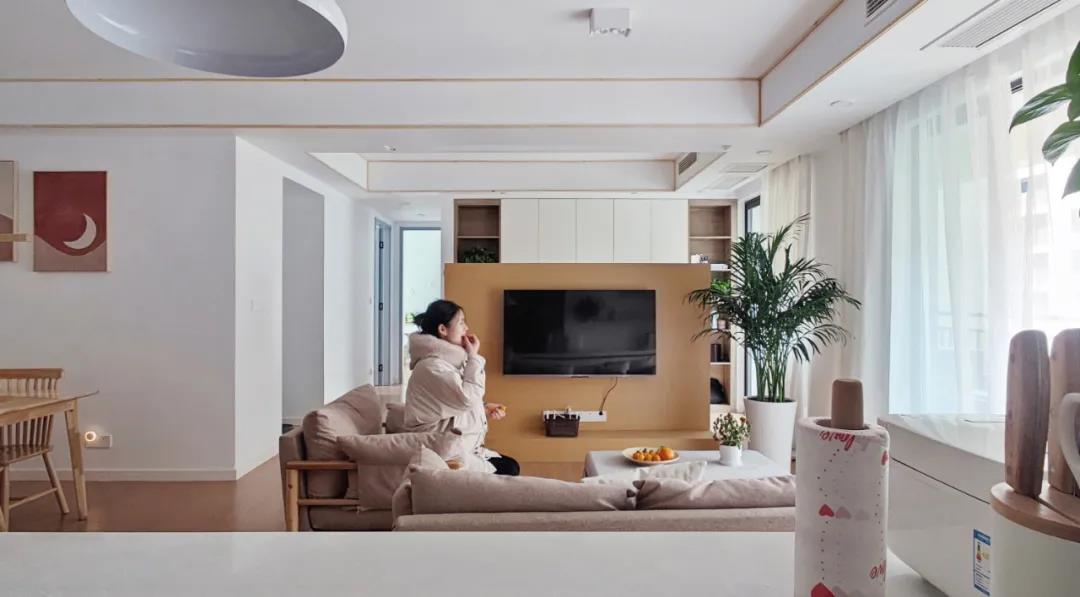 2人世界升級3口之家，兩區共用雙面柜，凈賺11㎡~ 