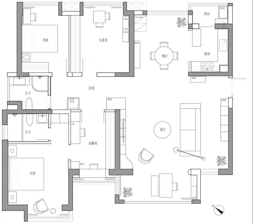 雜志大片140㎡超美橫廳，優(yōu)雅精致の“北歐控”yyds!
