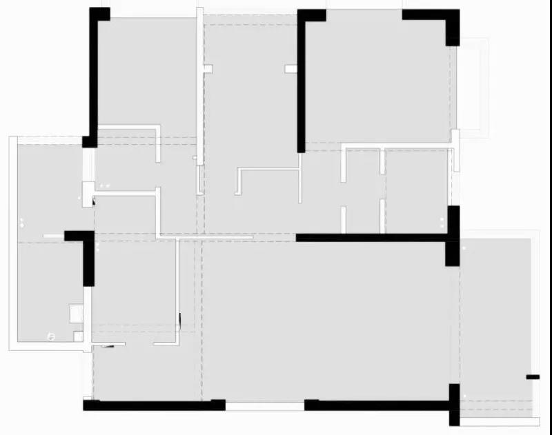 高級感大平層：飄窗別打通了！他家神奇改造多一室