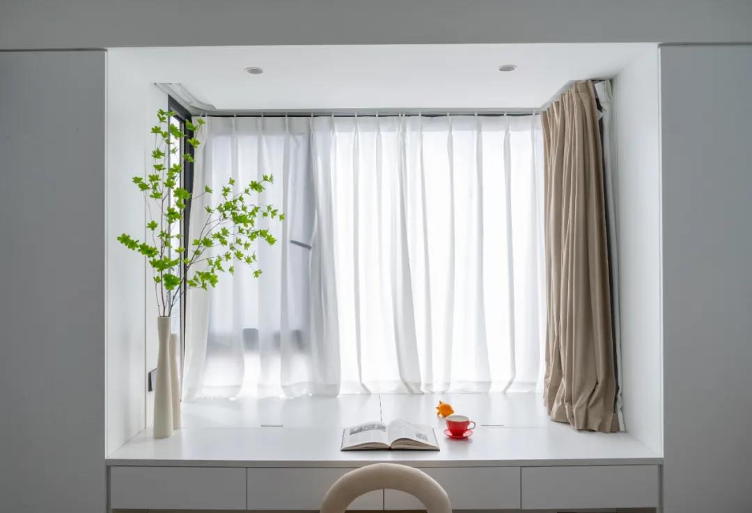 好設計丨昏暗的95㎡老房，竟改成「奶茶色」清新Home~