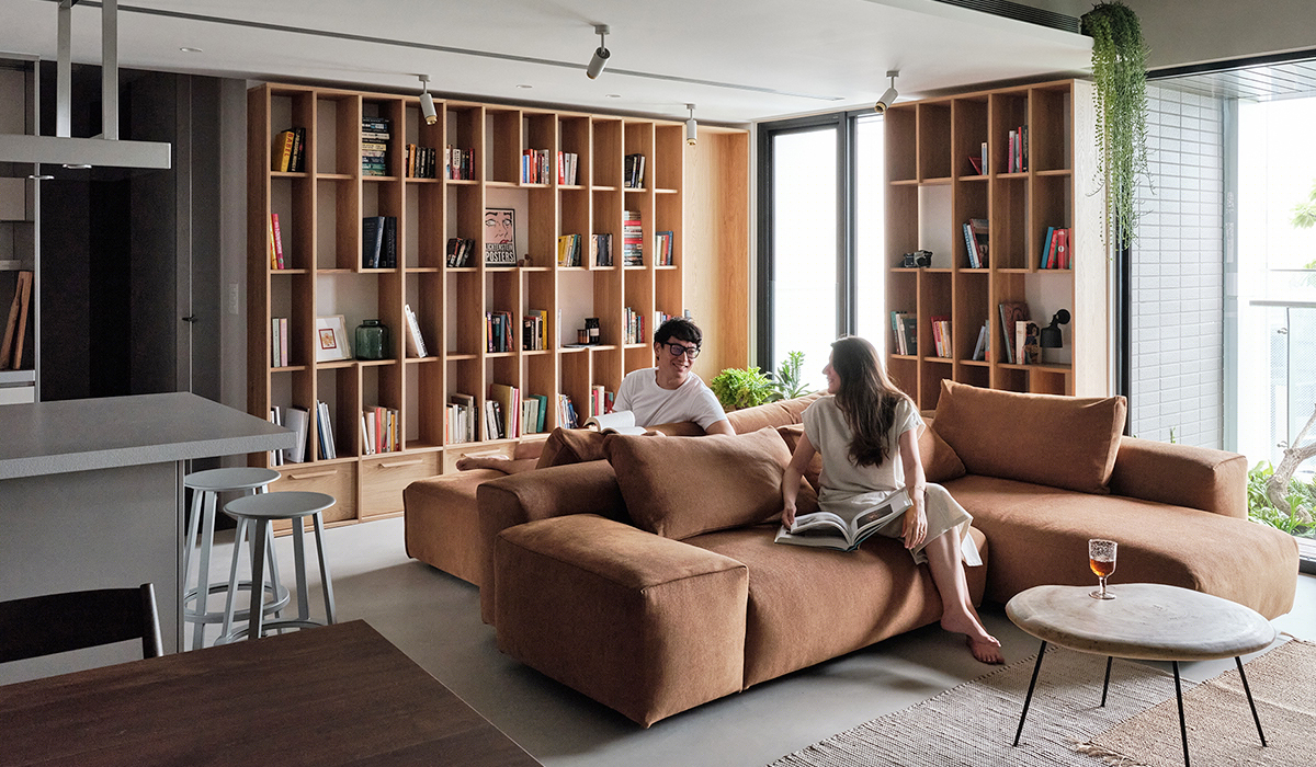 海歸建筑設(shè)計師的大膽住宅，將客廳打造成“房中房”