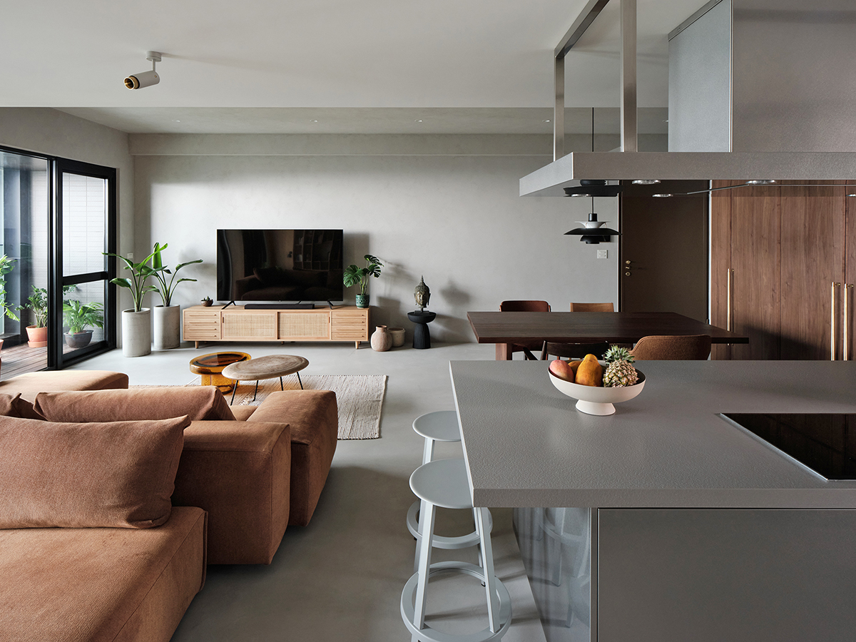 海歸建筑設(shè)計師的大膽住宅，將客廳打造成“房中房”