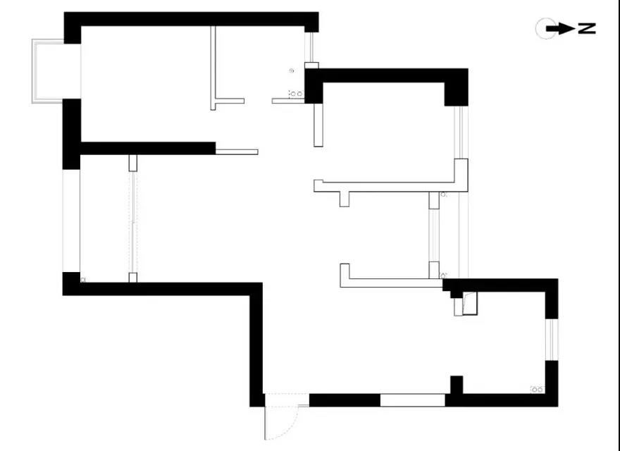 無玄關這樣裝美上天，LDK+玻璃書房，舒適度滿分答卷！