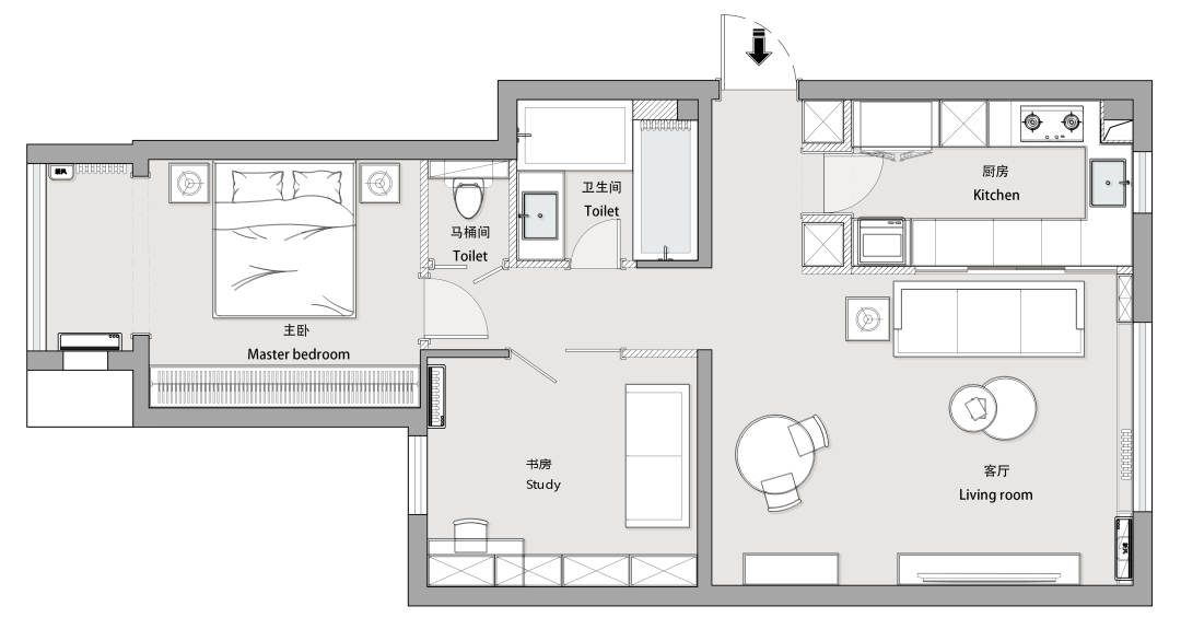 穿越民國劇場品質宅，83㎡老破舊變身「古典生活館」