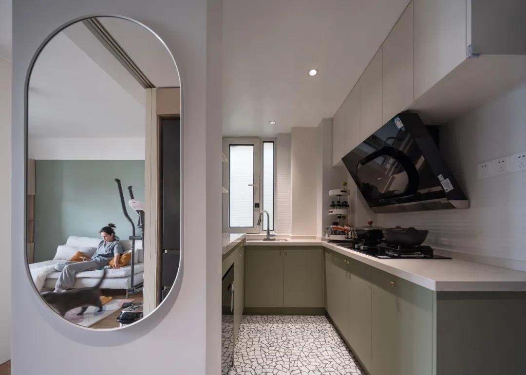 78㎡超極限規(guī)劃“貓咪樂園”，過道變書房，功能性max！