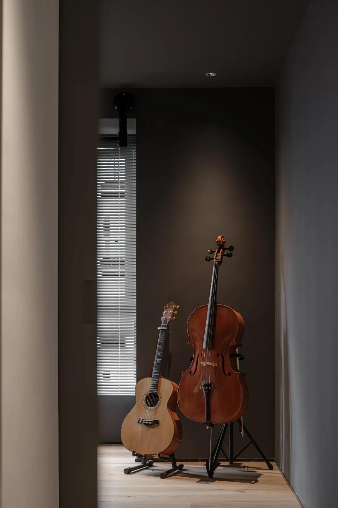 112㎡氛圍感upの元氣愛巢，把『休閑靜吧』搬進家	