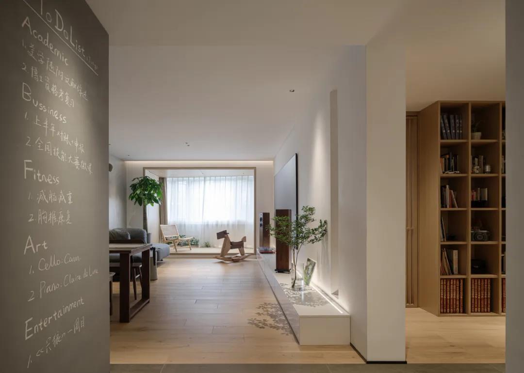 112㎡氛圍感upの元氣愛巢，把『休閑靜吧』搬進家	