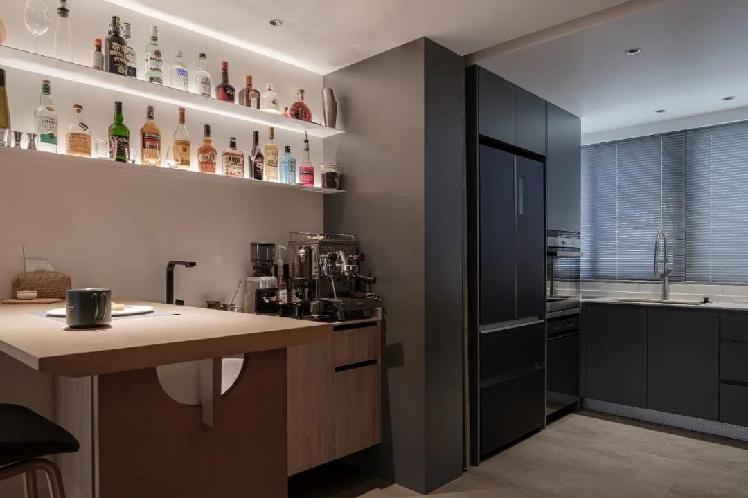 112㎡氛圍感upの元氣愛巢，把『休閑靜吧』搬進家	