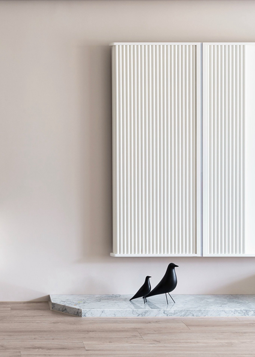 玻璃書房+豪華衣帽間，灑滿陽光的110㎡居家也像在度假