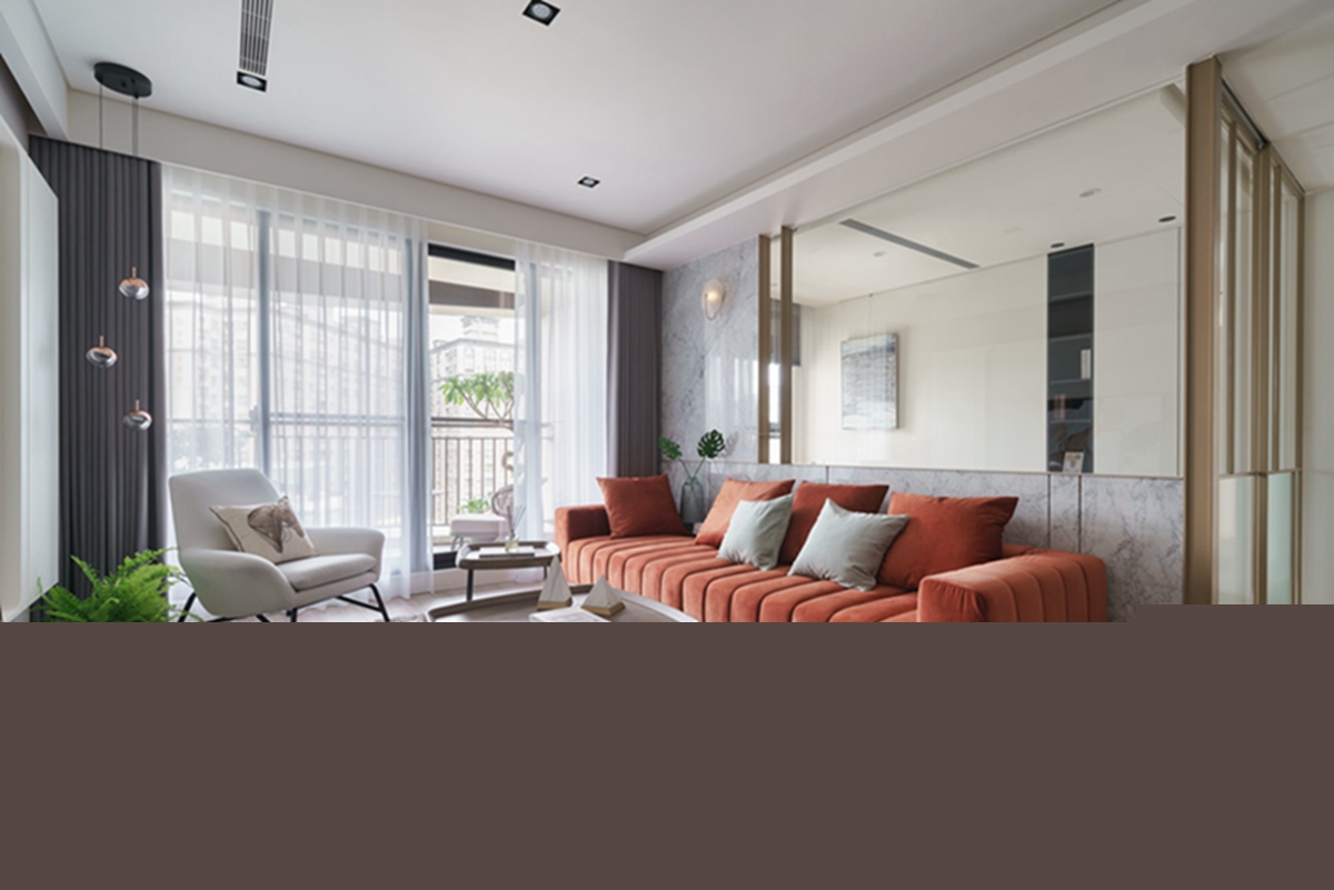 玻璃書房+豪華衣帽間，灑滿陽光的110㎡居家也像在度假