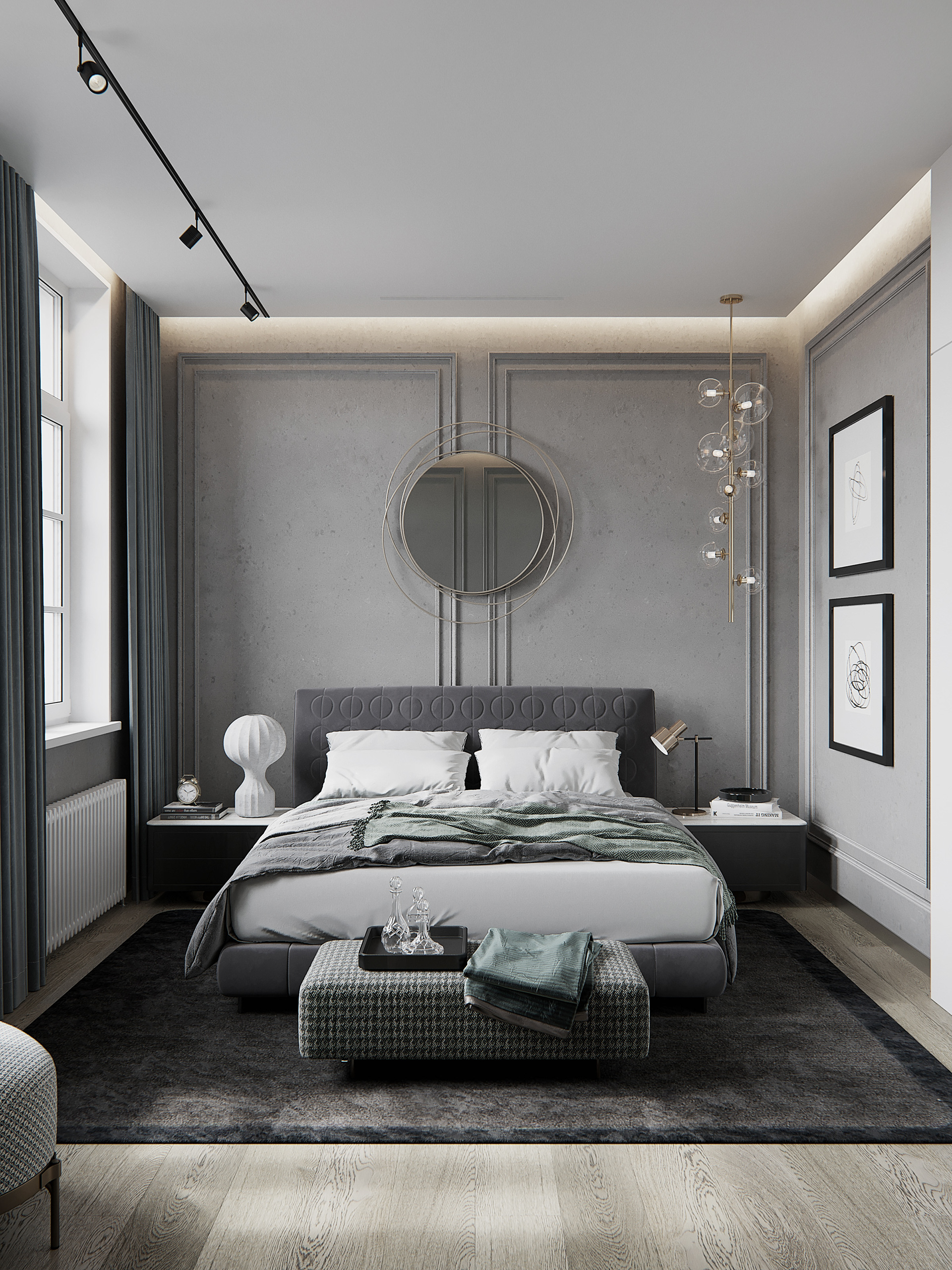 蘇州95㎡『摩登貴族宅』，坐擁藝術長廊+“展館餐廳”