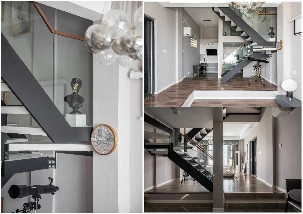 43㎡的loft變身輕奢小別墅，空間規劃&軟裝搭配，統統滿分！