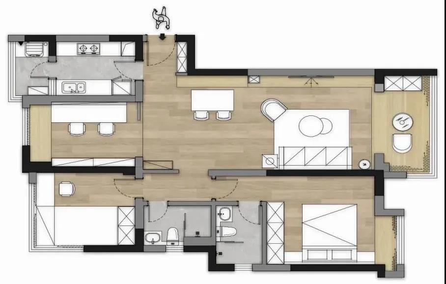 成都95后巧改80㎡精裝房，全屋智能，“懶癌患者”福音