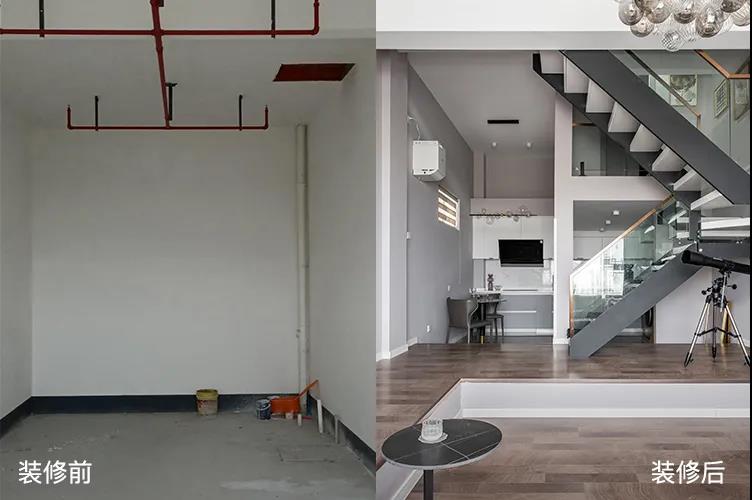 43㎡的loft變身輕奢小別墅，空間規劃&軟裝搭配，統統滿分！