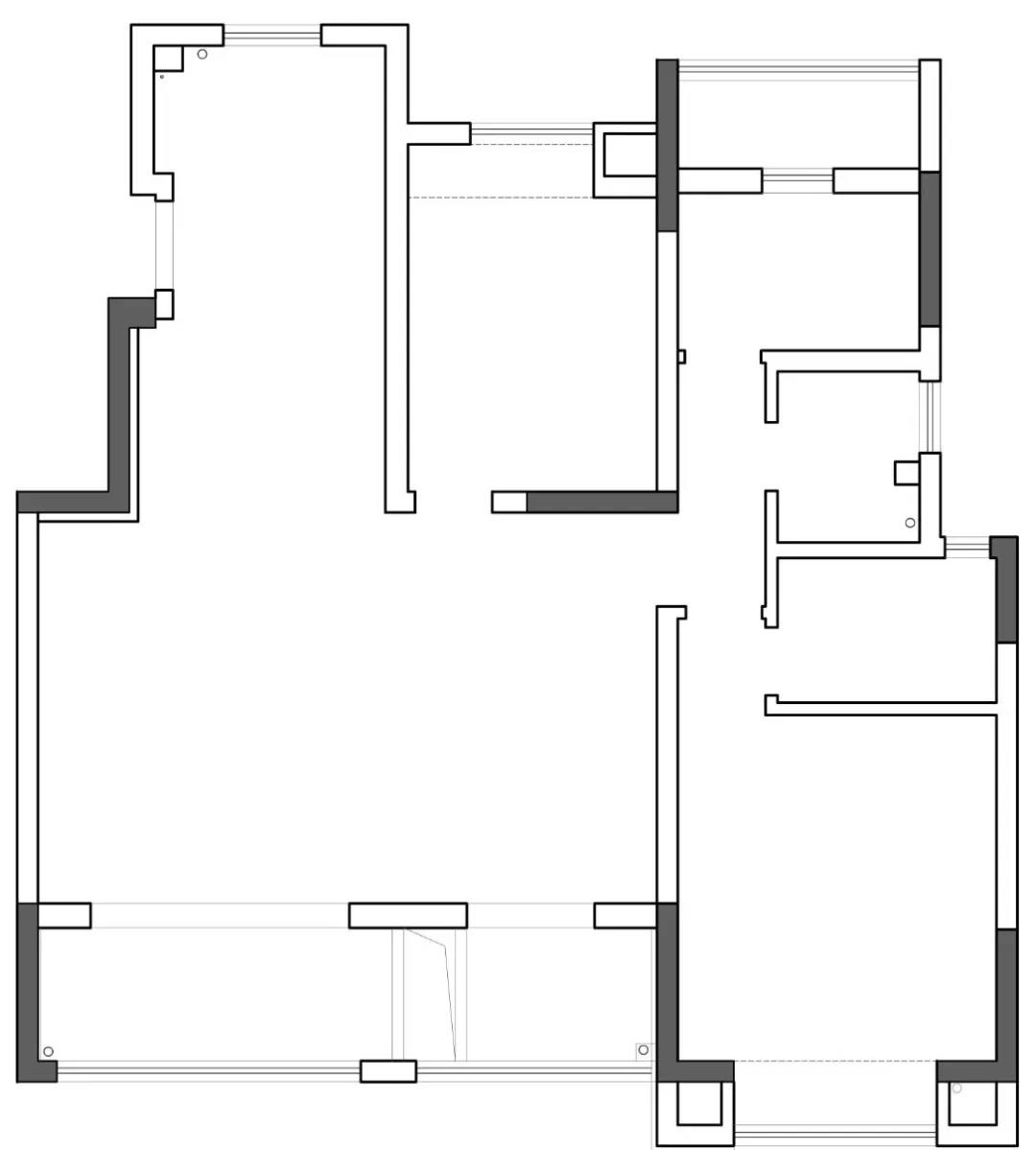 濟南120㎡親子宅，客廳改多一間房，鄰居進門傻眼了