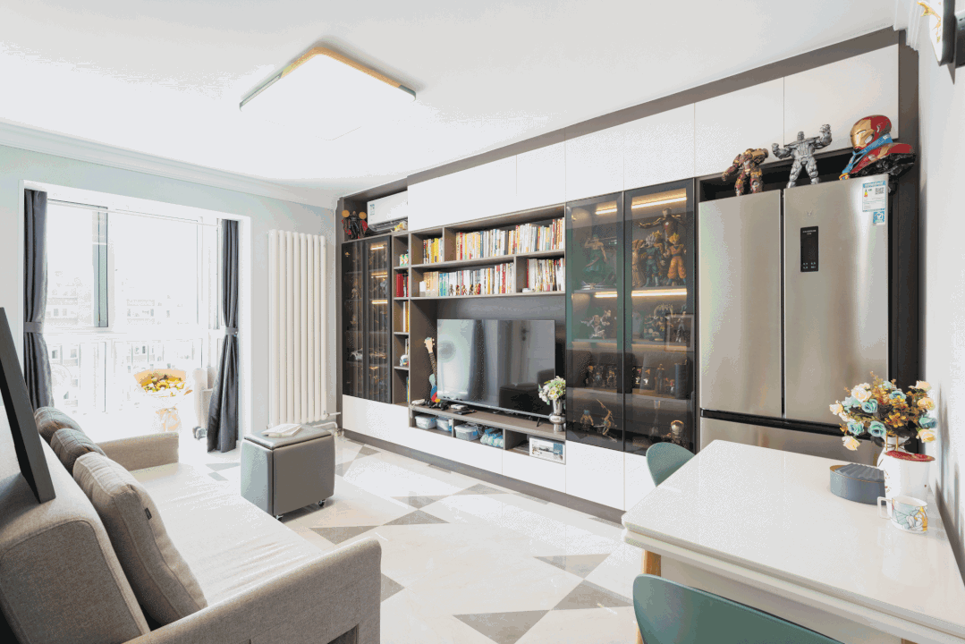 64㎡小戶型裝修 | 做好頂天立地柜，90后夫妻血賺30㎡收納，實(shí)用！