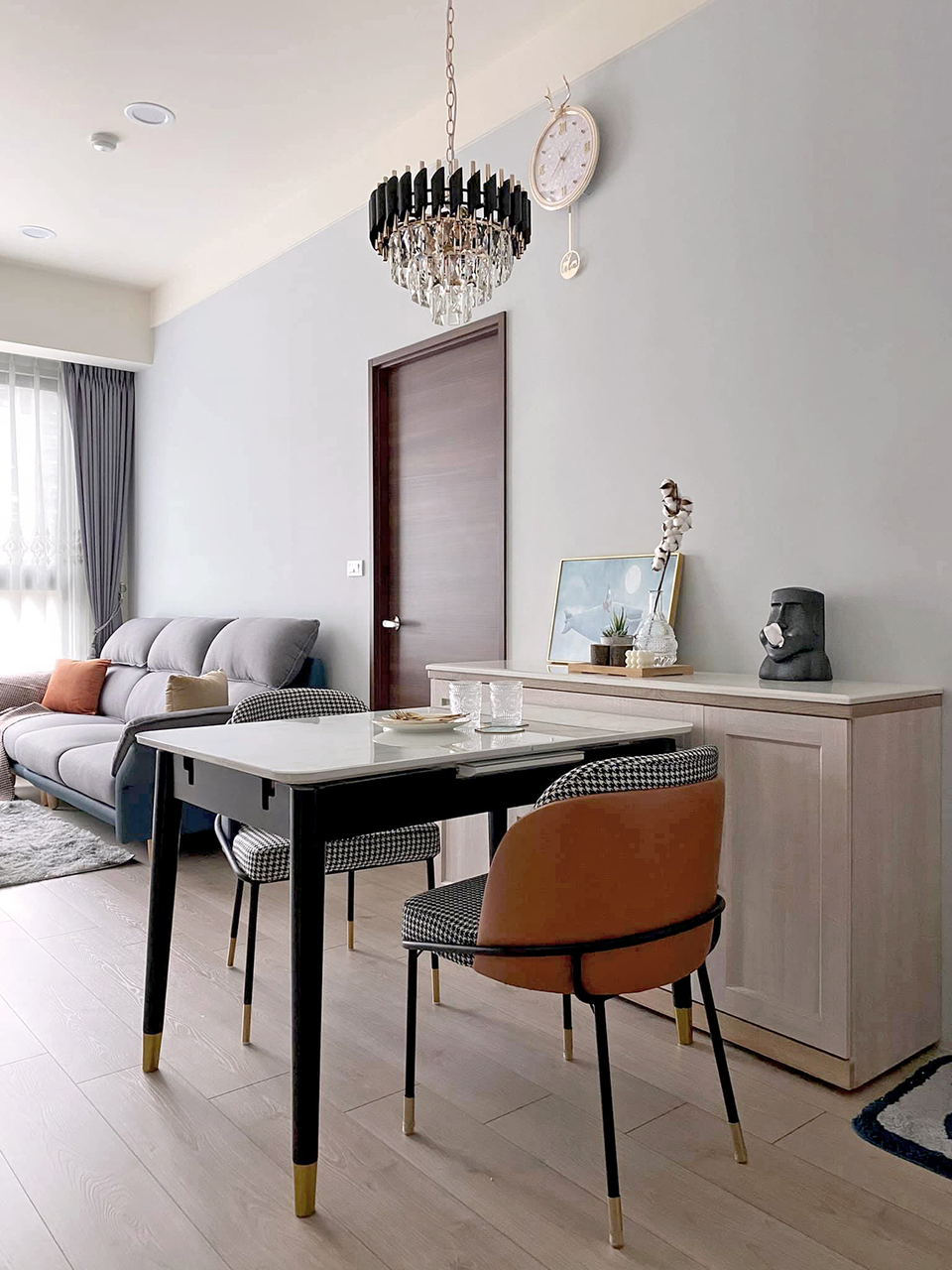 榻榻米兒童書房+步入式衣帽間，73㎡「北歐風」全是寶藏