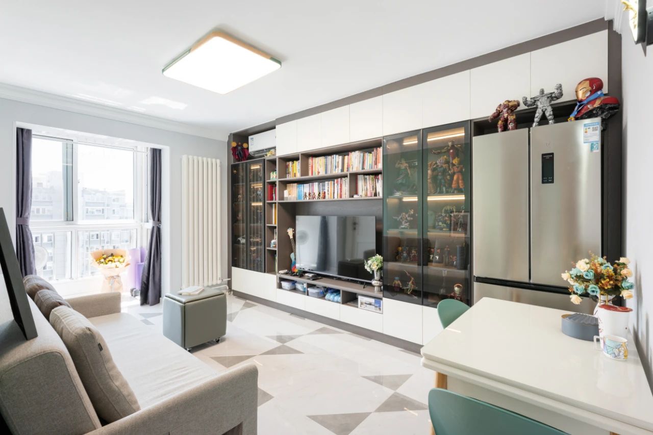 64㎡小戶型裝修 | 做好頂天立地柜，90后夫妻血賺30㎡收納，實(shí)用！