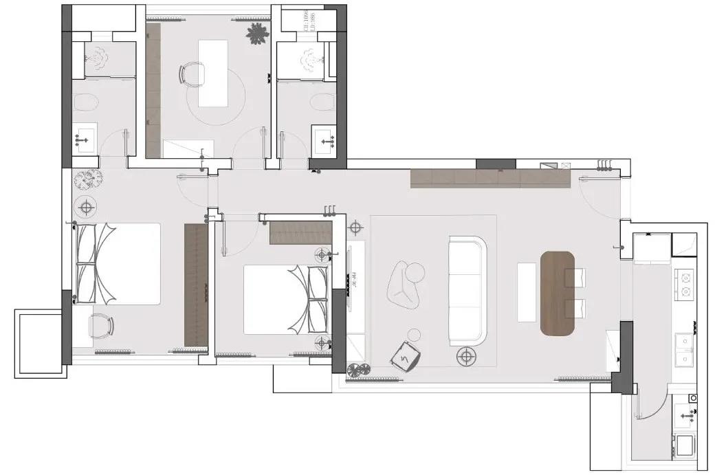 前方高能！深圳夫妻打造105㎡“溫柔鄉”，虐哭網紅房	