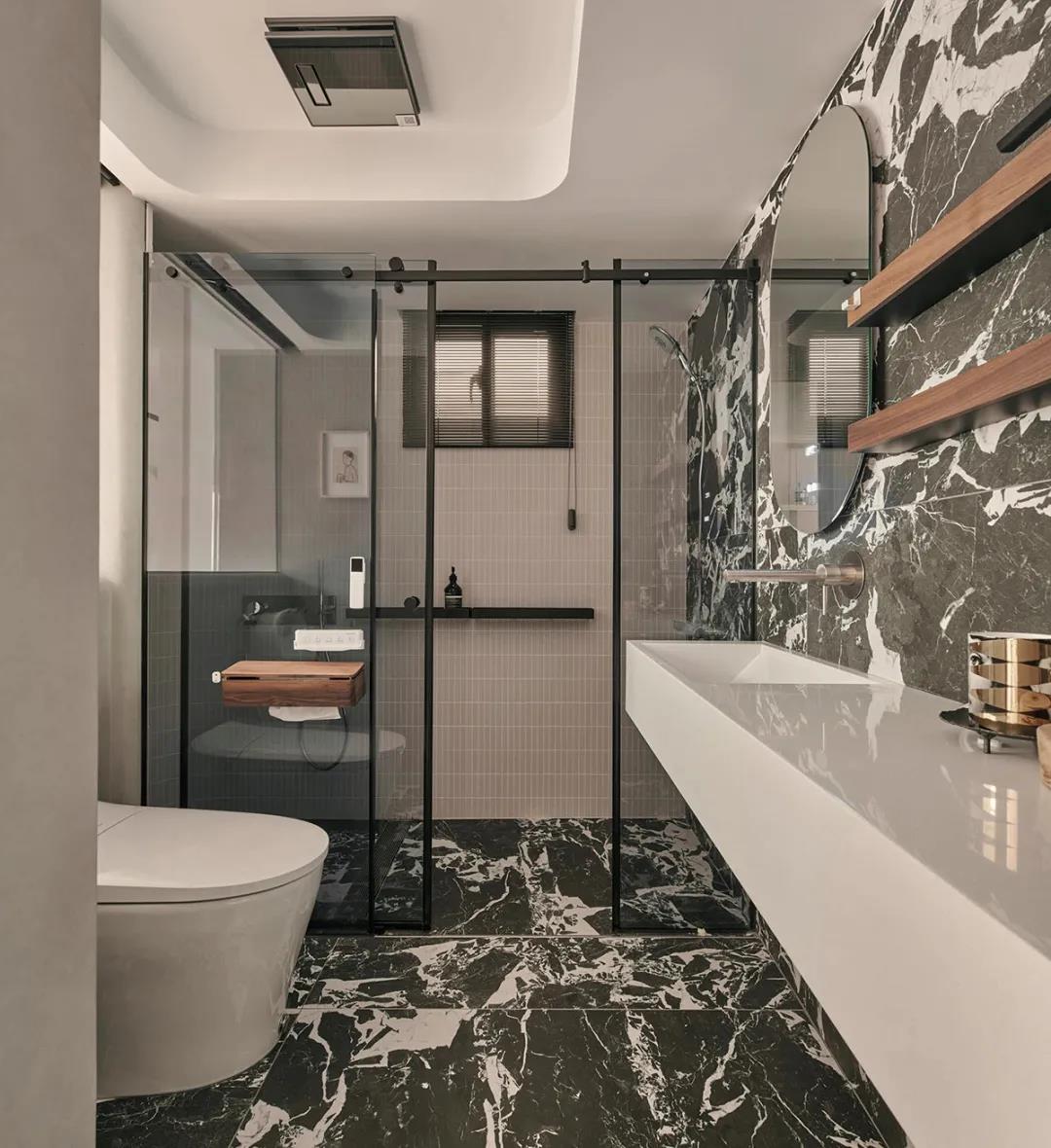 西安獨居設計師的109㎡復式，極致演繹黑白高級感