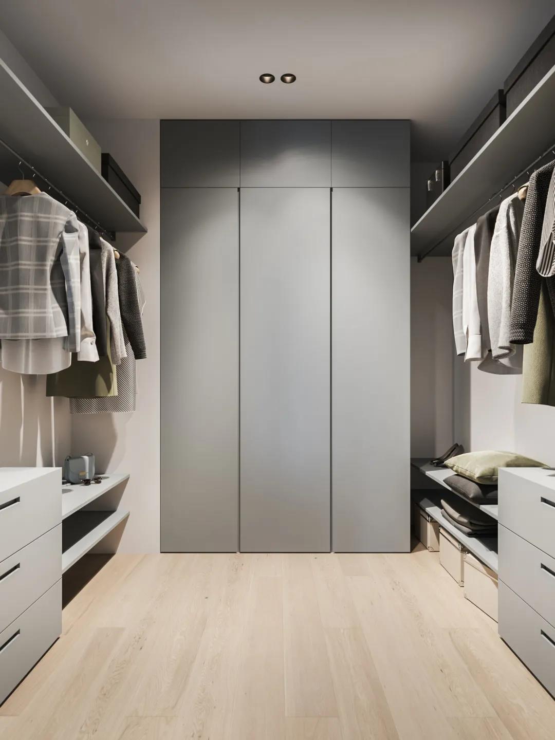 73㎡坐擁衣帽間+工作區，妥妥的“人類高質量生活”
