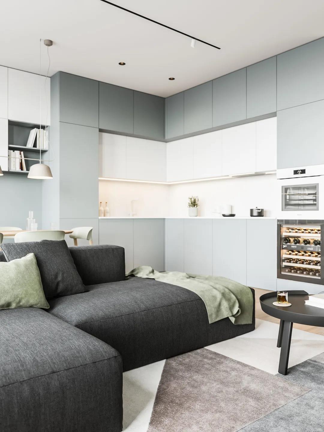 73㎡坐擁衣帽間+工作區，妥妥的“人類高質量生活”