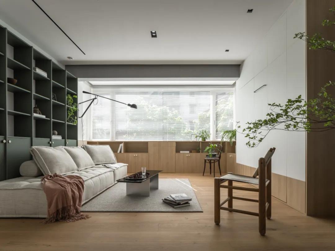北京92㎡“樸素”狠裝，客廳魔法變出第三個臥室！